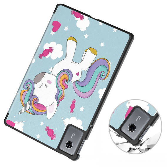 Puzdro pre Lenovo Idea Tab 11" 2025 TB336FU TB336ZU, s funkciou stojana, Smartcase, Unicorn