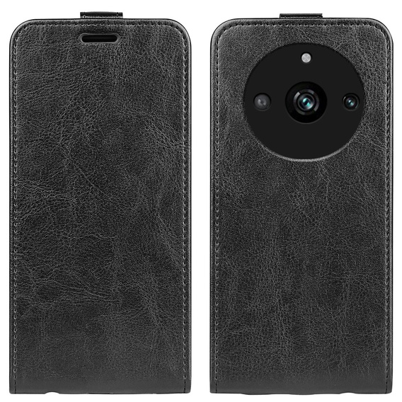 Klapkové puzdro pre Realme 11 Pro 5G / Pro+ 5G, Flip, čierne