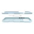 Spigen puzdro pre iPhone 17 Pro, Silicone Fit MagSafe, Mute Blue