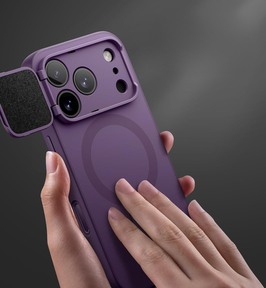 Suritch Odolné puzdro s podstavcom a krytom fotoaparátu, pre MagSafe pre iPhone 17 Pro Max