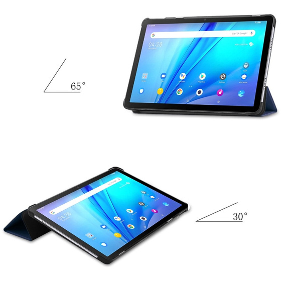 Puzdro pre TCL Tab 10s 9081X / TCL Tab 10s 9080G 2021, Smartcase, tmavomodré