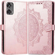 Klapkové puzdro pre Motorola Moto G85, Mandala, ružové