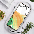 Amorus Full Glue tvrdené sklo pre Samsung Galaxy A25 5G, čierny rám