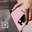Flipové puzdro pre Samsung Galaxy A56 5G, Smart View Wallet, ružové