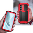 Obrnené puzdro pre Samsung Galaxy S25+ Plus, R-JUST, červené