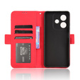 Klapkové puzdro pre Oppo A40 / Oppo A40m, Card Slot, červené