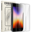2x tvrdené sklo pre iPhone 7/8/SE 2020/SE 2022, ERBORD 9H Hard Glass na displeji