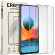 2x tvrdené sklo pre Xiaomi Redmi Note 10 Pro/10 Pro Max, ERBORD 9H Hard Glass na displeji
