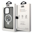 Stojan na prstene Karl Lagerfeld Puzdro MagSafe Karl & Choupette pre iPhone 15 Pro