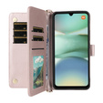 Puzdro s chlopňou pre Xiaomi Redmi A5, Crossbody Leather Wallet, ružové