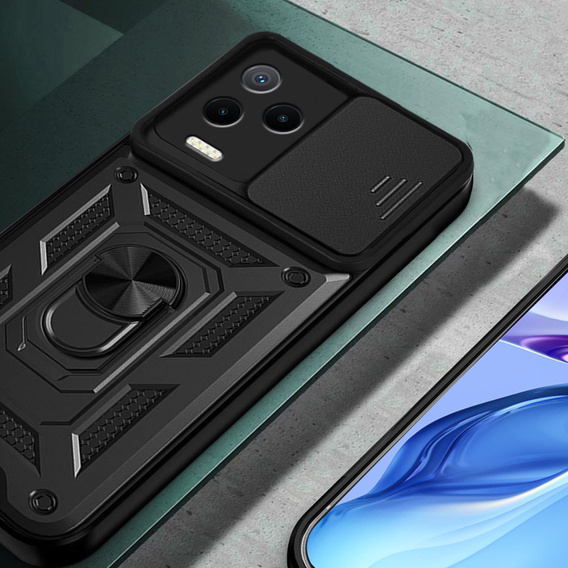 Obal na mobil pre Infinix Note 12 2023, CamShield Slide, čierne