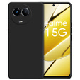 Obal na mobil pre Realme 11 5G, Silicone Lite, čierne