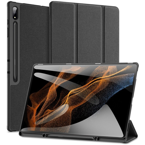 Puzdro pre Samsung Galaxy Tab S9 Ultra 14.6", Dux Ducis Domo, čierne