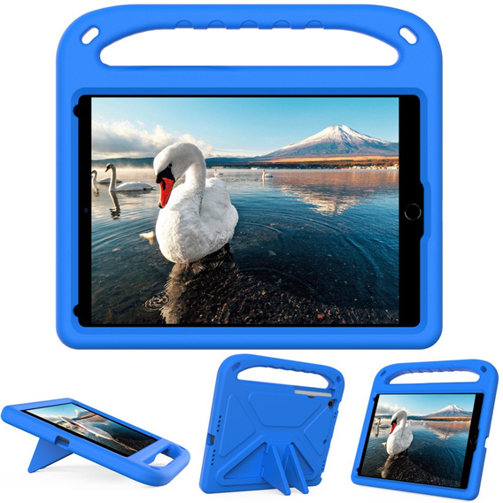 Detské puzdro pre iPad 10.2 2021 / 2020 / 2019, s rukoväťou, modré