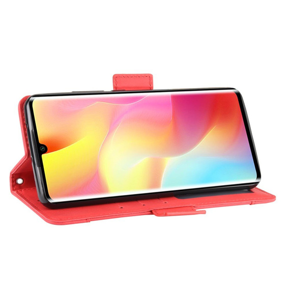 Klapkové puzdro pre Xiaomi Mi Note 10 Lite, Card Slot, červené