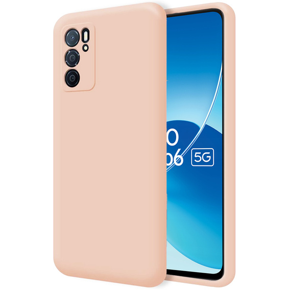 Obal na mobil pre Oppo Reno 6 5G, Silicone Lite, ružové