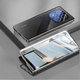 Puzdro pre Xiaomi Redmi Note 14 Pro+, Magnetic Dual Glass, čierne