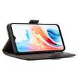 Klapkové puzdro pre Oppo A38 4G / Oppo A18 4G, Card Slot, hnedé