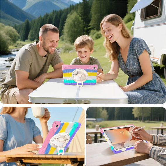 Puzdro s podstavcom a ramenným popruhom pre Samsung Galaxy Tab A11+