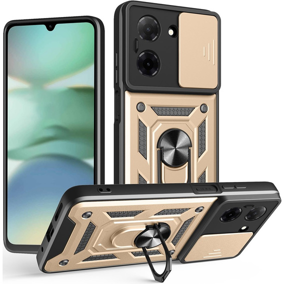 Obal na mobil pre Xiaomi Redmi A5, CamShield Slide, zlaté