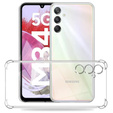 Puzdro pre Samsung Galaxy M34 5G, Anti-Shock, priehľadné + sklo 9H