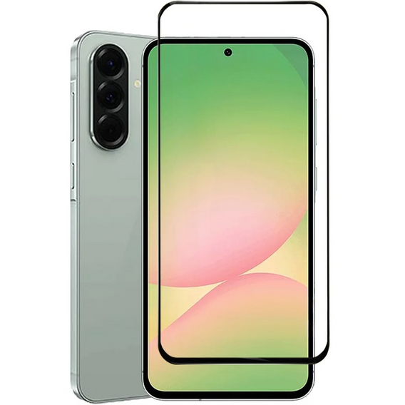 3D tvrdené sklo pre Samsung Galaxy A56, čierny rám