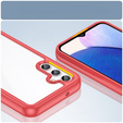 Obal na mobil pre Samsung Galaxy A14 4G/5G, Fusion Hybrid, transparentné / červené