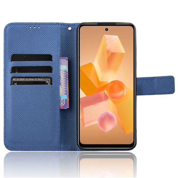 Klapkové puzdro pre Infinix Hot 40i, Wallet Smart Magnet, modré