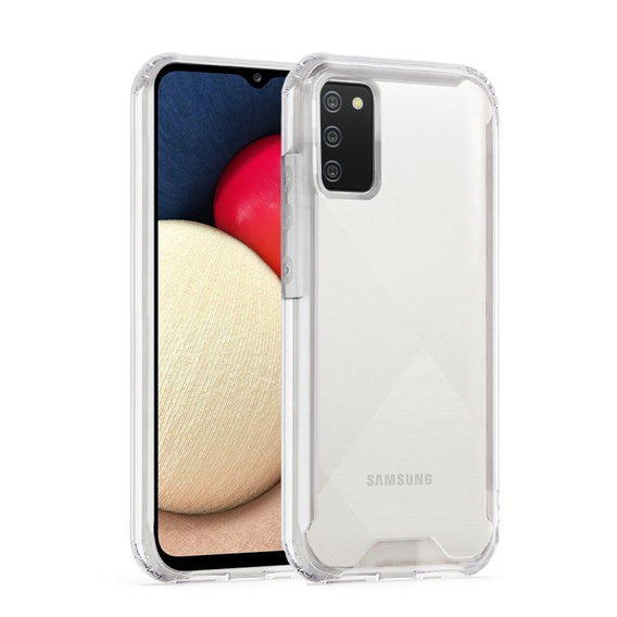 Obal na mobil pre Samsung Galaxy A02S, AntiDrop Hybrid, priehľadné