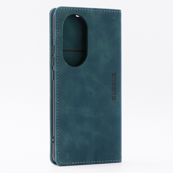Puzdro pre Oppo Reno 10 / 10 Pro, ERBORD Vintage, peňaženka s chlopňou, modré