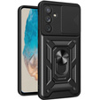 Obal na mobil pre Samsung Galaxy M35, CamShield Slide, čierne