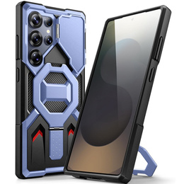 Puzdro pre Samsung Galaxy S25 Ultra, Tongate MECH MagSafe Series, čierne + 9H tvrdené sklo