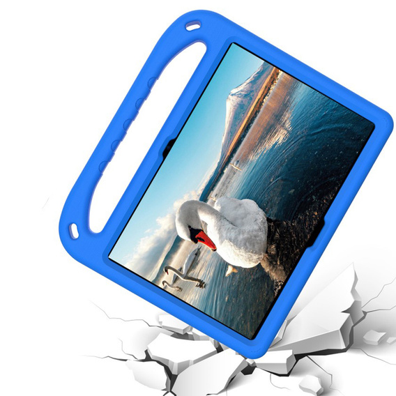 Detské puzdro pre Lenovo Tab M10 X505 / X605 / Lenovo Tab P10 X705F 10.1, detské puzdro s rukoväťou, modré