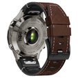 Kožený remienok Quickfit pre Garmin Fenix 5/6/6 PRO/7 Forerunner 965/955/945