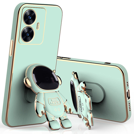 Obal na mobil pre Realme C55, Astronaut, zelený