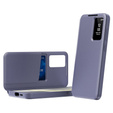 Flipové puzdro pre Samsung Galaxy S22 Ultra, Smart View Wallet, fialové