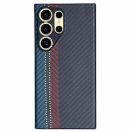 Puzdro pre Samsung Galaxy S24 Ultra, Aramid Fiber MagSafe, čierne