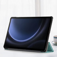 Puzdro pre Samsung Galaxy Tab S9 FE+ Plus, Smartcase s priestorom pre stylus, zelený