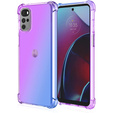 Puzdro pre Motorola Moto G22, Gradient Dropproof, Fialová / modrá