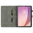 Obal na mobil pre Lenovo Tab M9, Wallet Pen Slot, zelený