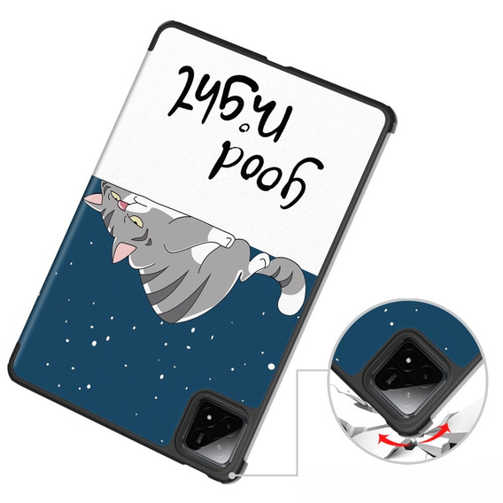 Puzdro pre Xiaomi Pad 7 / 7 Pro, Smartcase, sleeping cat