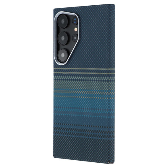 Puzdro pre Samsung Galaxy S25 Ultra, Carbon Fiber MagSafe, modré