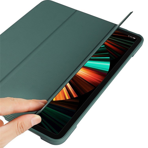 Puzdro pre iPad Pro 11 2021/2022, Smartcase s priestorom pre stylus, zelený