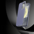 Flipové puzdro pre Samsung Galaxy S25 Edge, Smart View Wallet, fialové