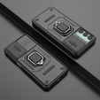 Puzdro pre Samsung Galaxy M15 5G, KickStand Camera Lens, čierne