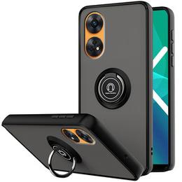 Puzdro pre Oppo Reno8 T, Frosted Ring, čierne