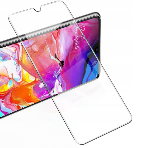2x tvrdené sklo pre Samsung Galaxy A70, ERBORD 9H Hard Glass na displeji