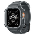 Pasek z etui Spigen do Apple Watch 4/5/6/7/8/SE 44/45mm, Rugged Armor Pro, Szary