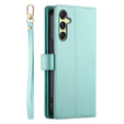 Klapkové puzdro pre Samsung Galaxy A36 5G, Wallet Zipper Pocket, zelený