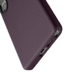 Puzdro MELKCO pre Samsung Galaxy S25 Ultra, kožené, fialové